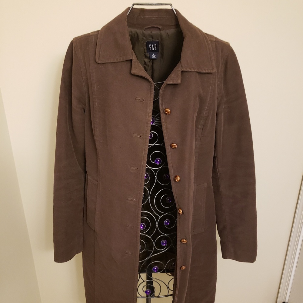 Vintage Gap Brown Pea Coat (s)